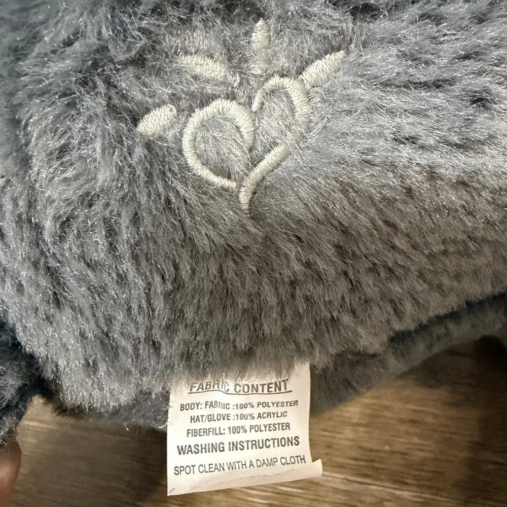 Justice Winter Holiday Grey Bear‎ Plush